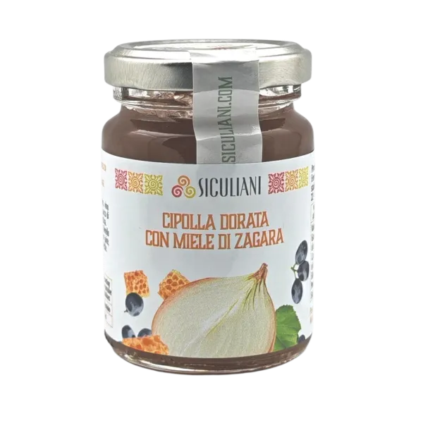 Cipolla Dorata con Miele di Zagara e Vino Nerello Mascalese - Confettura Artigianale