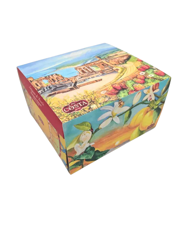 Panettone con crema di Limone e succo di Limone in gelatina - 1,190 Kg.