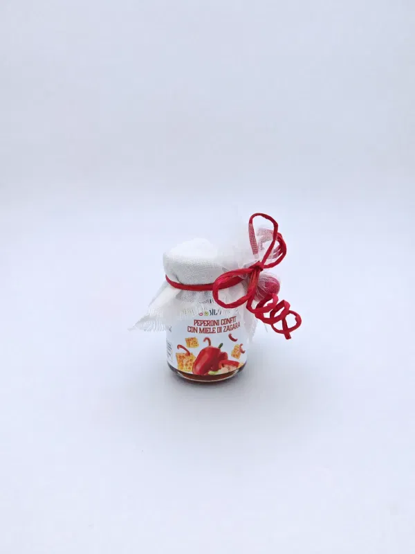 Bomboniera Peperoni Confit con Miele di Zagara - Gusto Siciliano