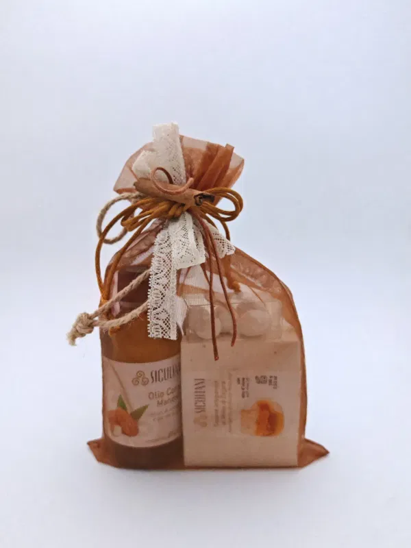 Bomboniera Olio Corpo Mandorla & Sapone Artigianale