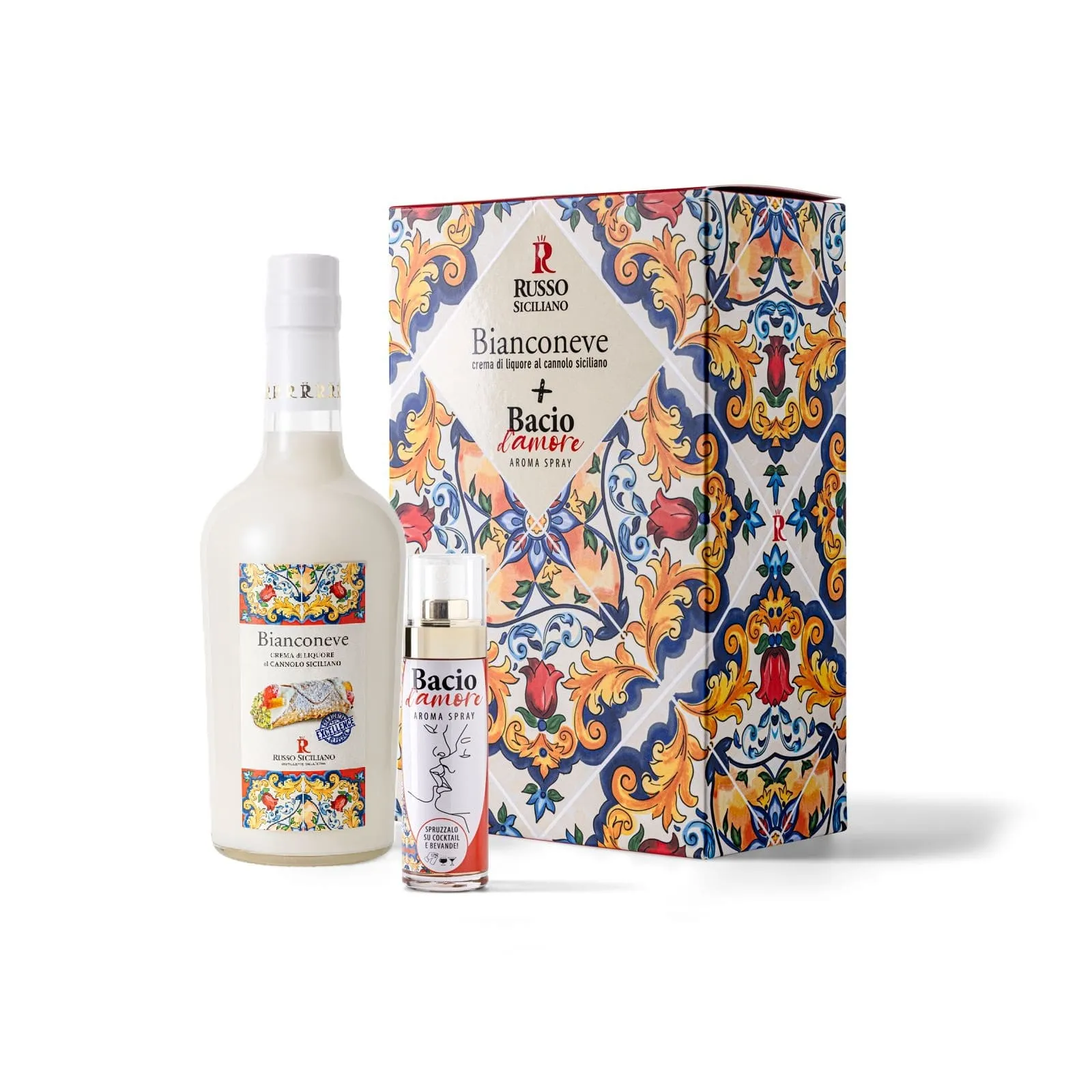 Box Bianconeve e Bacio d'Amore Distilleria Russo - Crema cannolo siciliano