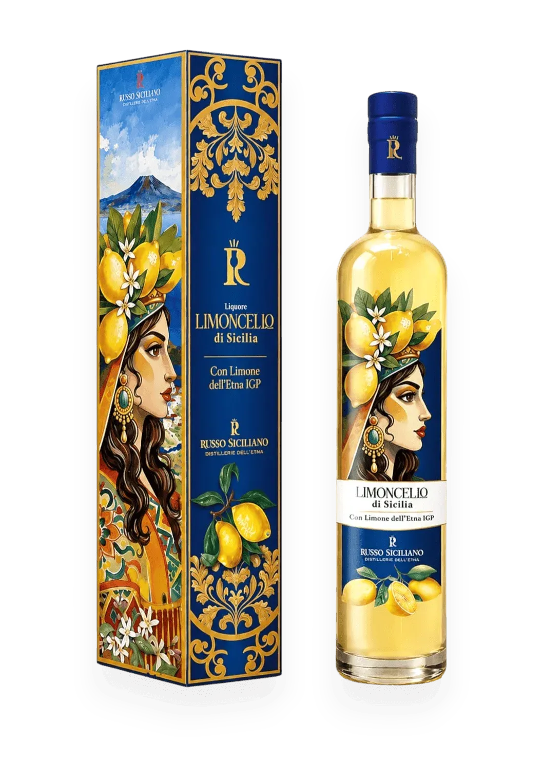 Bottle of I Mori Sicilian Limoncello