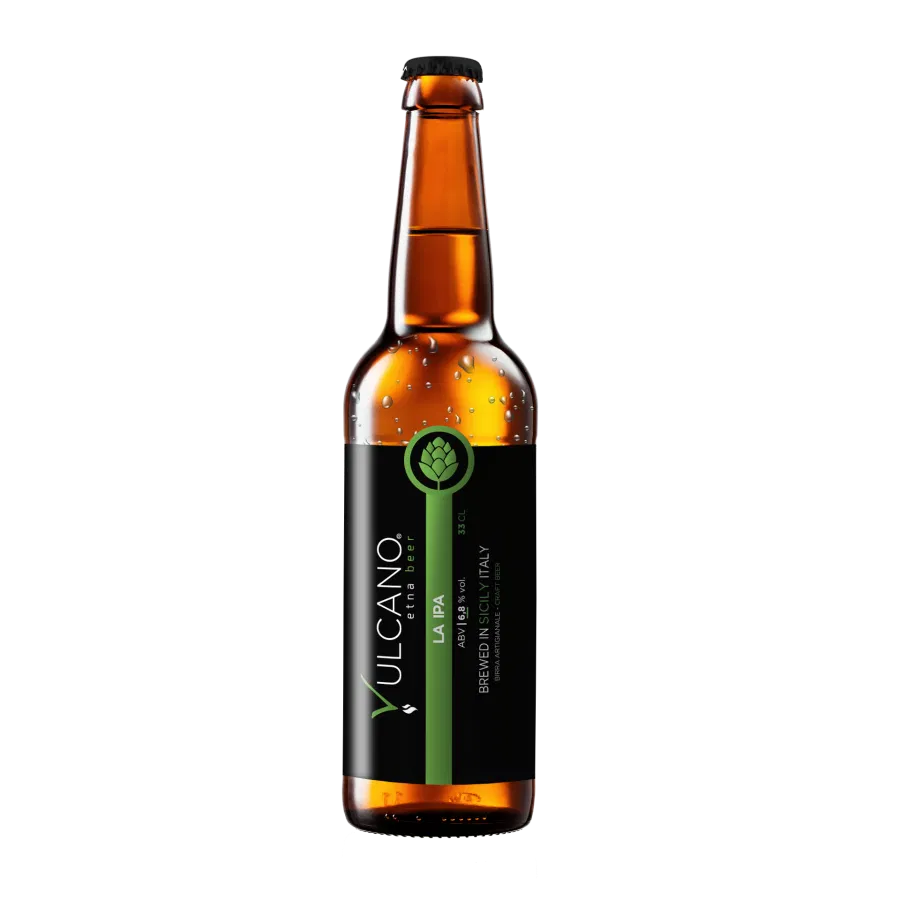 Bottiglia di birra Vulcano La IPA da 33 cl