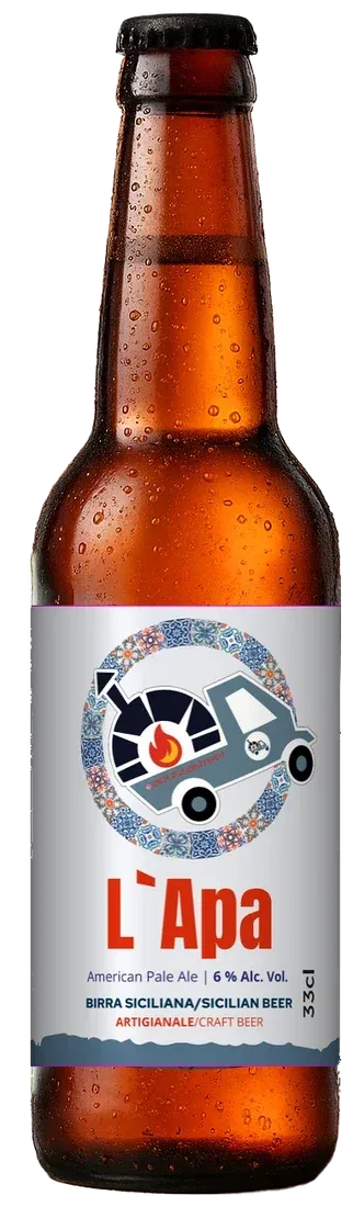 Birra artigianale personalizzata con l'etichetta di Api.zzastreet