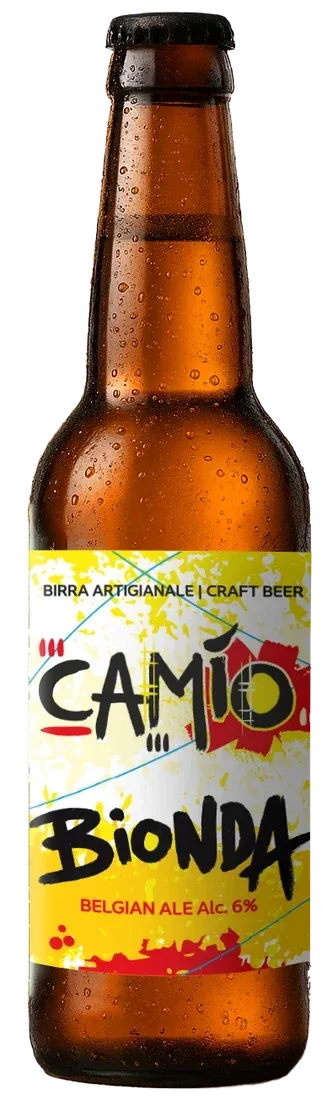 Birra artigianale personalizzata con l'etichetta di Camio