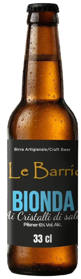 Birra artigianale personalizzata con l'etichetta di Le Barrique