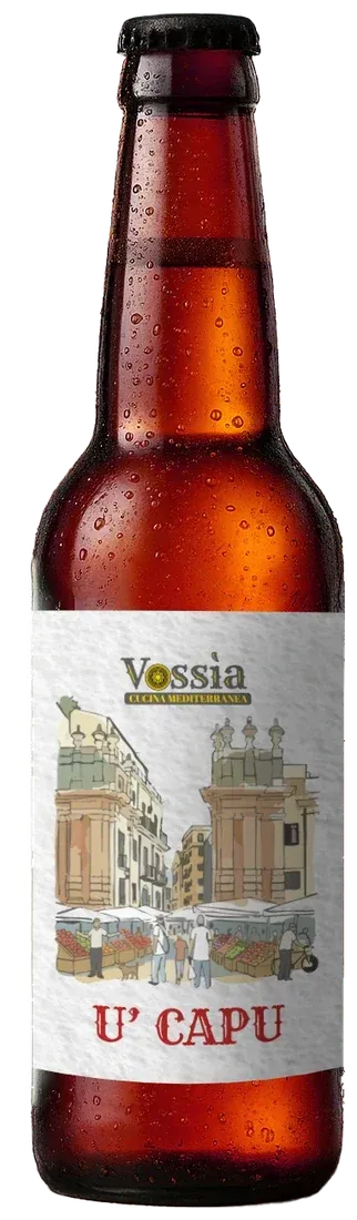 Birra artigianale personalizzata con l'etichetta di Vossìa