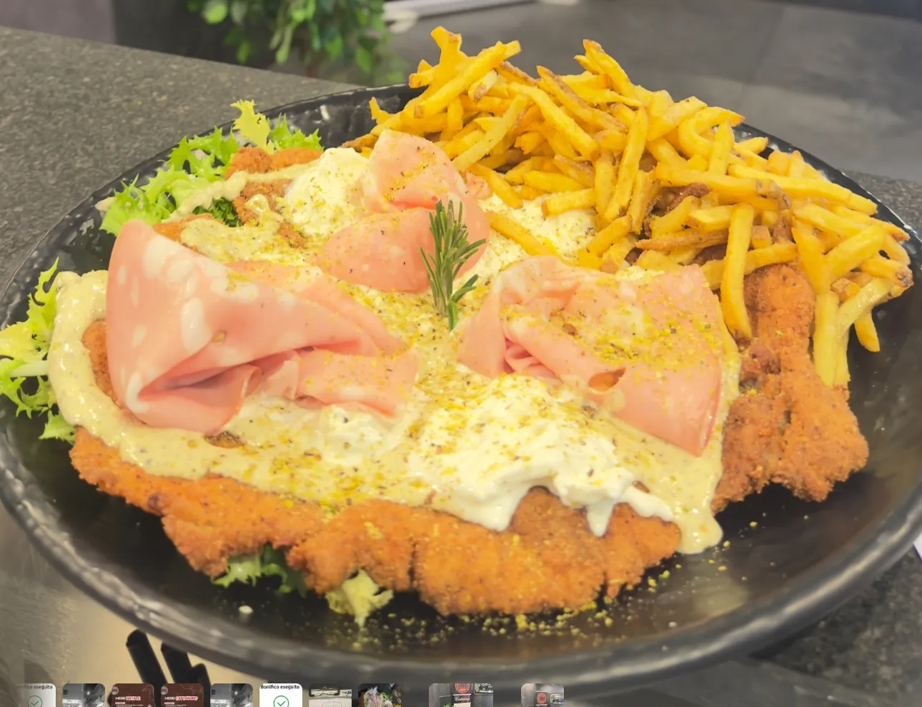 Cotoletta di Lonzino alla Pistacchiosa