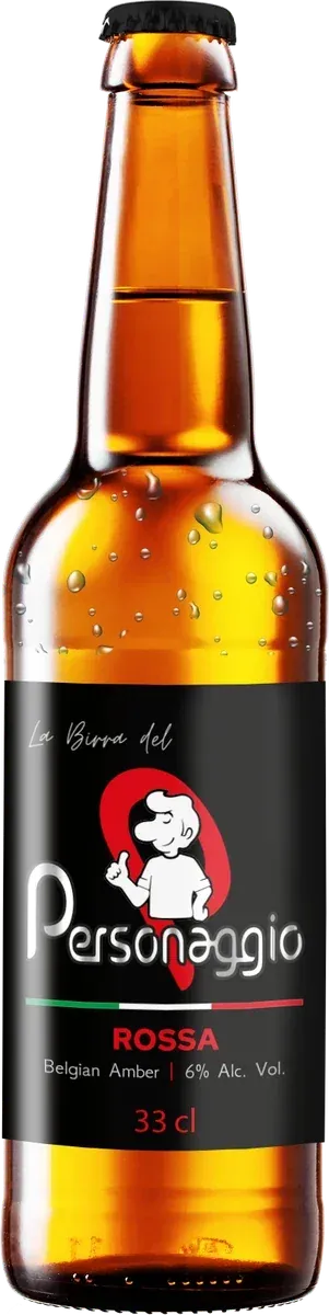 Birra del Personaggio Rossa, 33 cl