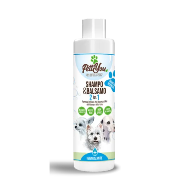 Shampoo Pettyou Manto Bianco 250ml