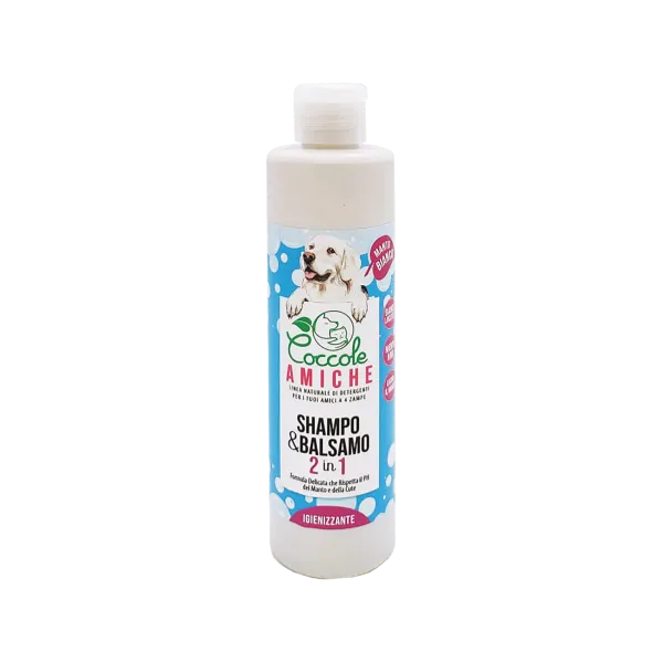 Shampoo e Balsamo 2 in 1 Manto Bianco