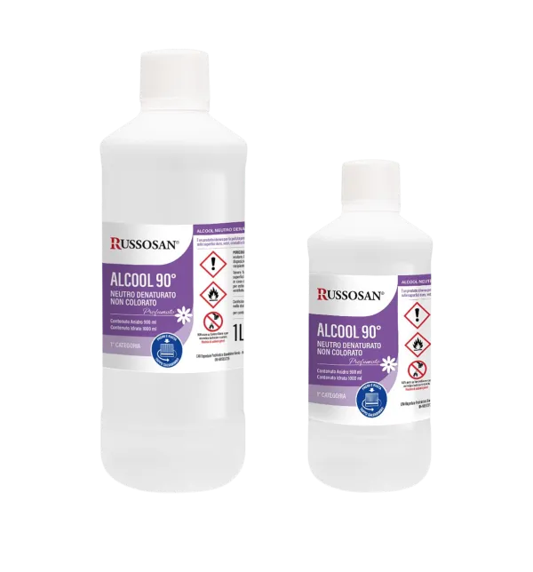 Alcol Denaturato Profumato 90° - Pulizia e Disinfezione Professionale
