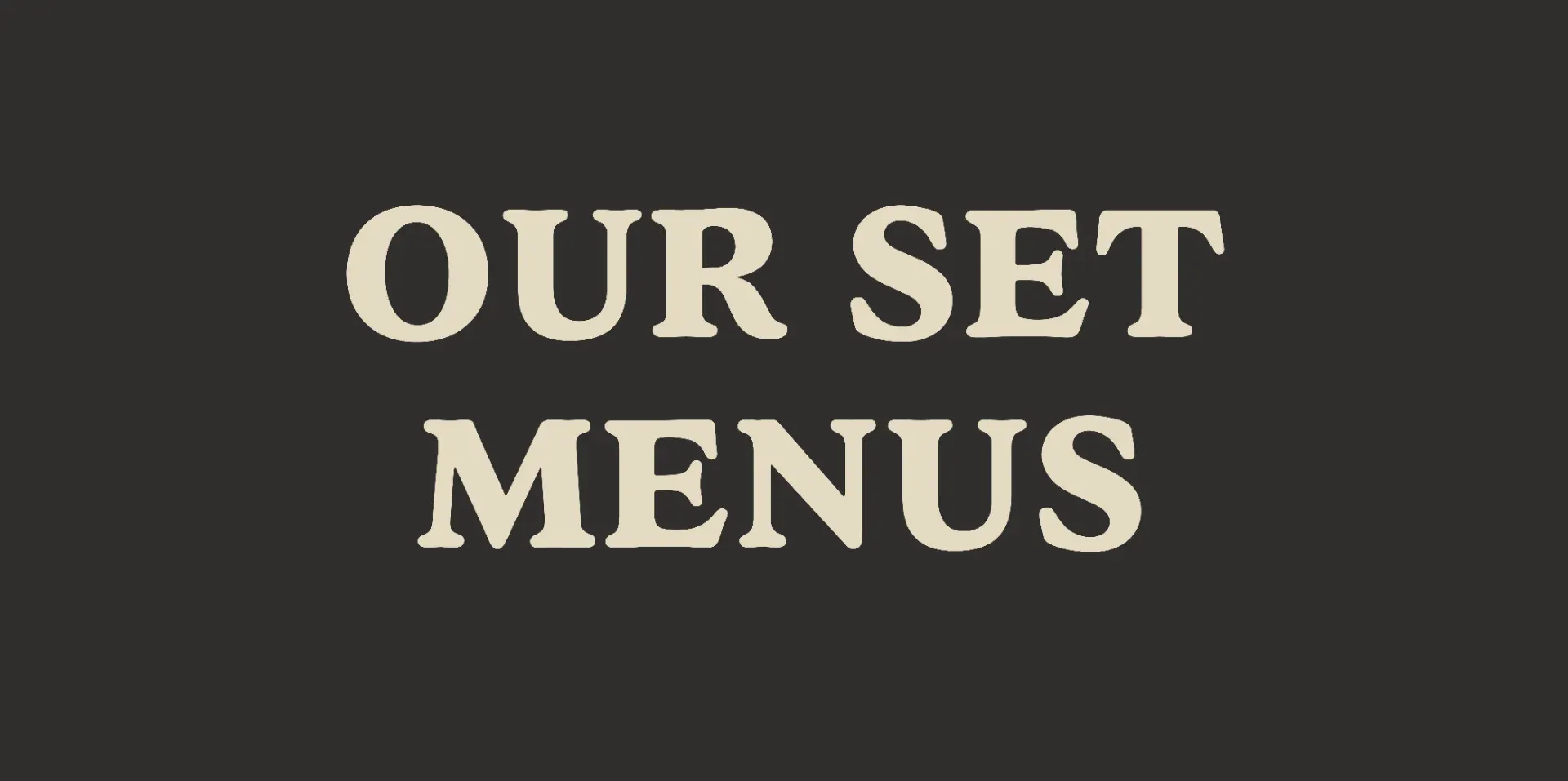 FIXED MENU