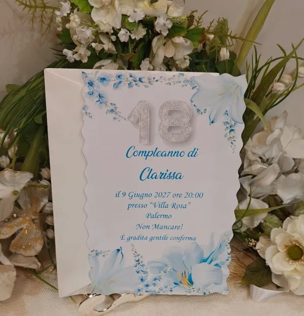 Invito 18 Anni Ragazza