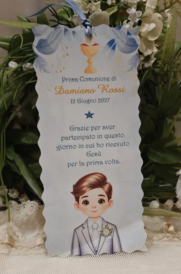 Invito Prima Comunione bimbo