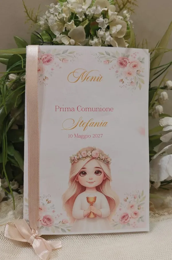 Menù Prima Comunione bimba
