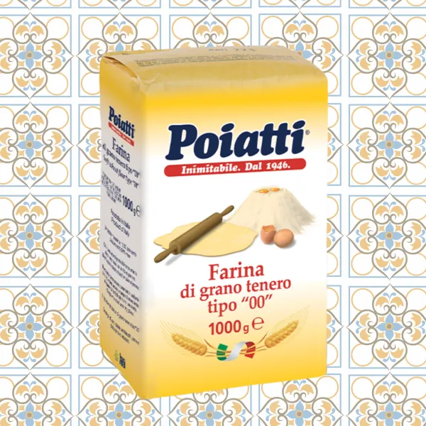 Farina "00" di grano tenero Siciliano POIATTI - 1 kg