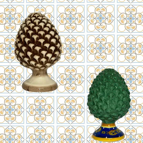 Pigna in ceramica Siciliana Colorata Grande | Zu Fulippu
