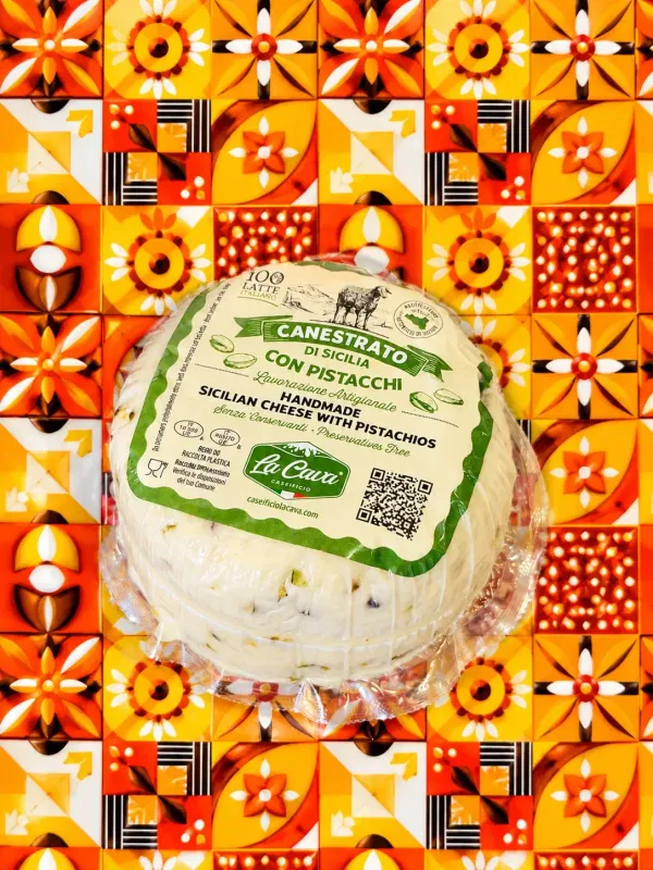 Formaggio Canestrato Fresco con Pistacchio 500gr