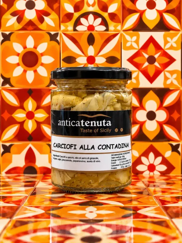 Carciofi alla contadina (vaso vetro gr 290)