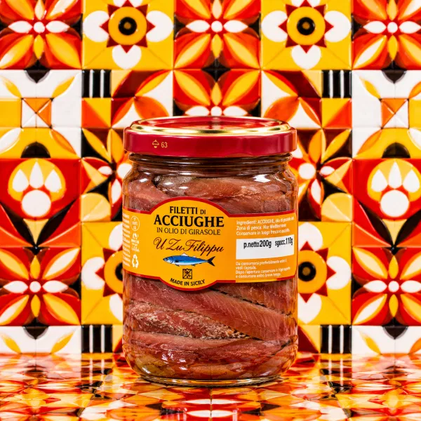Filetti di Acciughe - vaso da 200 gr